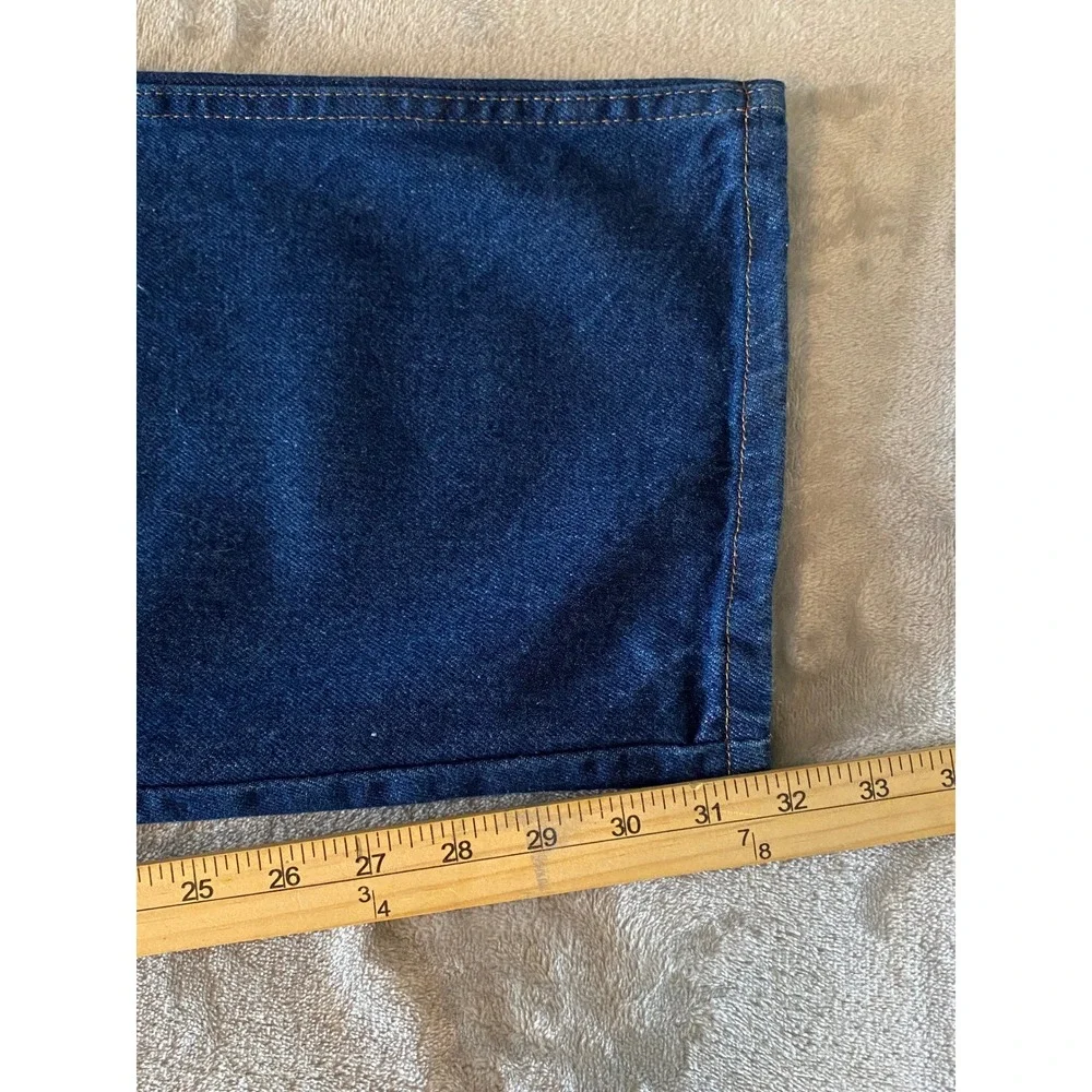 NWT Rustler Jeans 48x32 Blue Regular Fit Straight Leg Heavyweight Denim Workwear